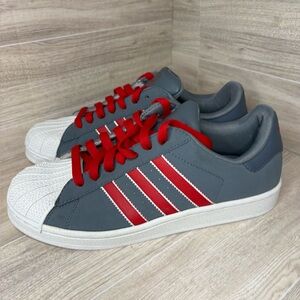 Adidas Originals Sneakers Grey White Red